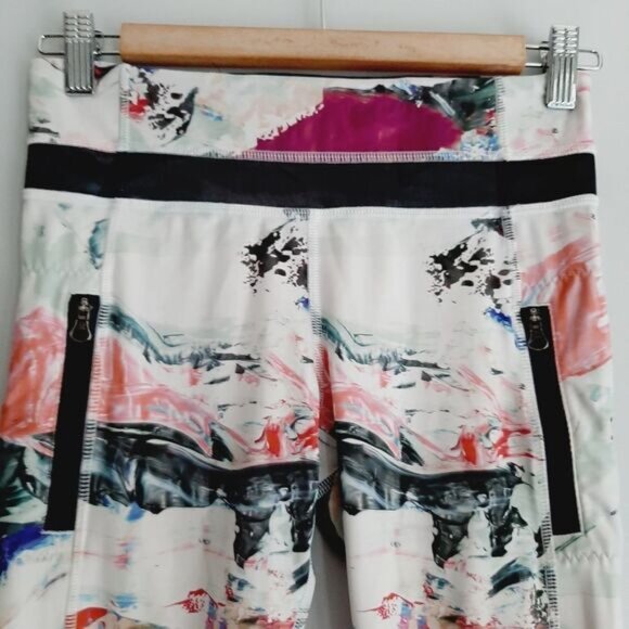 LULULEMON Inspire Tight II Full-On Luxtreme & Mesh Tight Leggings Abstract Sz 4 - Picture 3 of 16